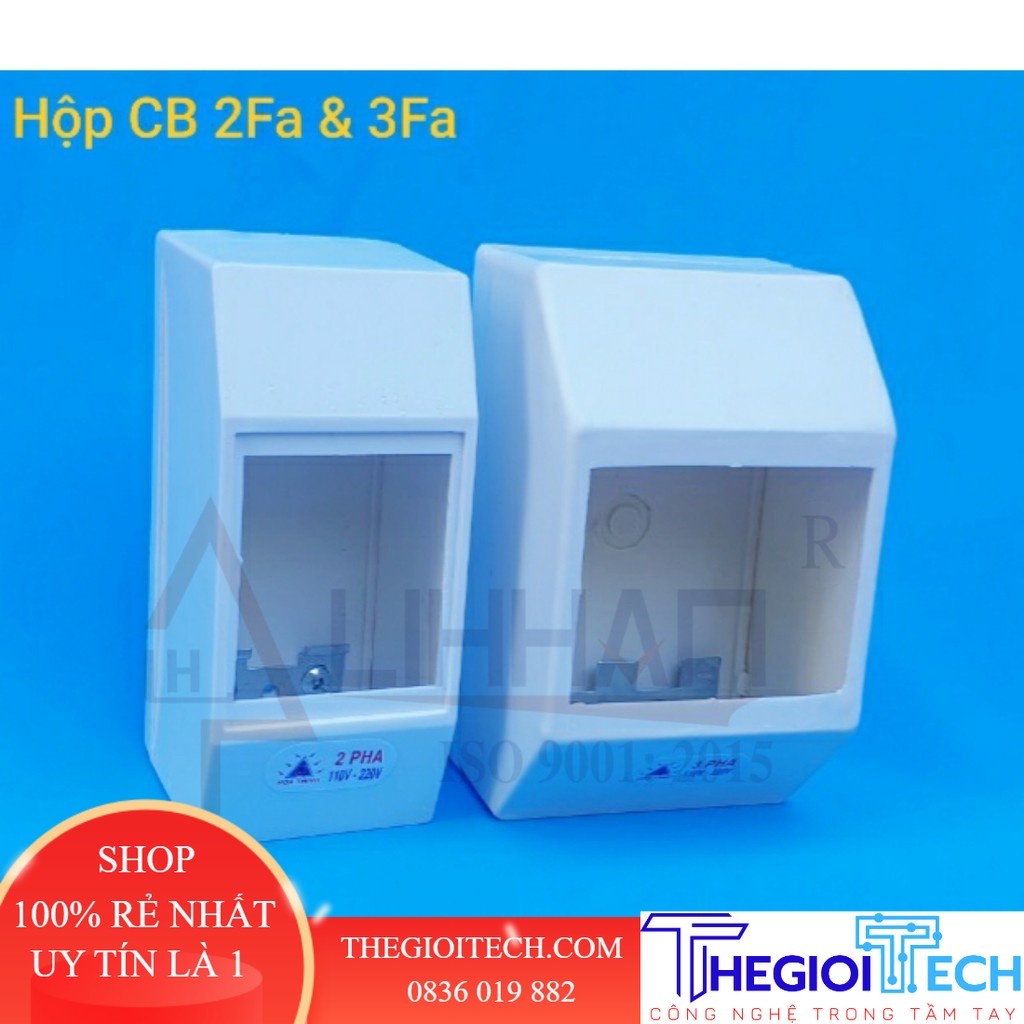 Hộp CB 2Fa & 3Fa nối thương hiệu Lihhan kích thước 130x68x70 - Hộp CB 3Fa nổi