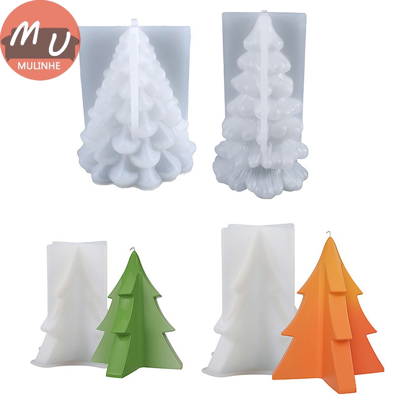 Khuôn Silicon Làm Xà Phòng Hình Cây Thông Giáng Sinh 3d diy vn