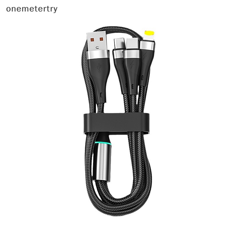 Dây Cáp Sạc Nhanh 100w 6a usb Sang type c 3 Trong 1 Chất Lượng Cao Cho huawei xiaomi samsung