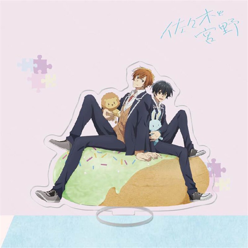Mô hình Standee BL Anime Sasaki to Miyano Acrylic Manga Anime BL Nhật bản Yaoi Đam Mỹ phụ kiện trang trí để bàn