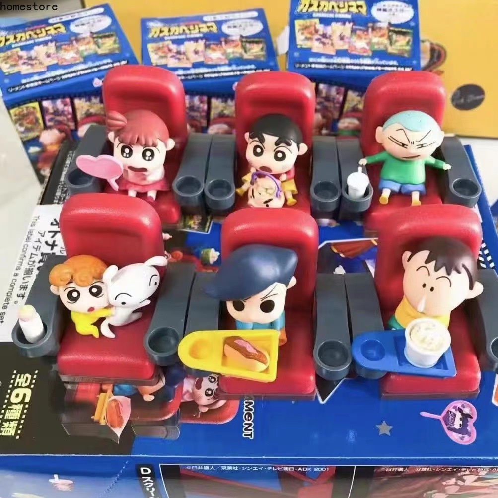 Set 6 Nhân Vật Phim Cậu Bé Bút Chì shin-chan Kích Thước 6cm
