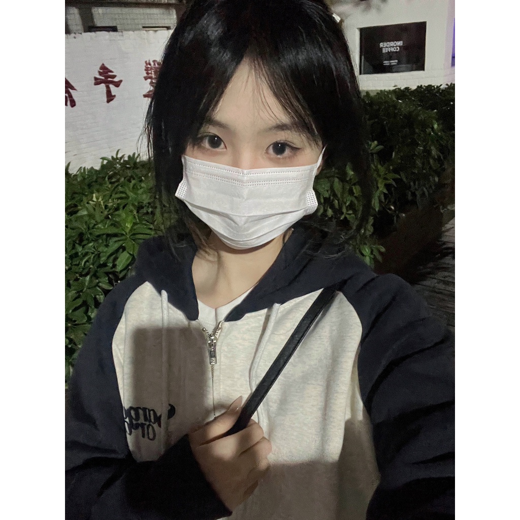 Áo Khoác Hoodie Phong Cách retro Mỹ Thời Trang Mùa Xuân Mới Cho Nữ