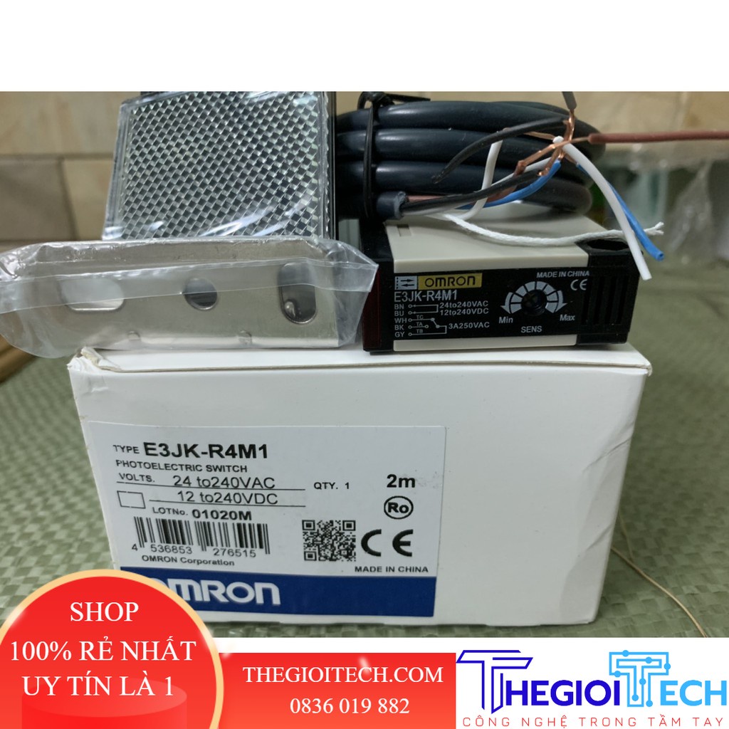 CẢM BIẾN QUANG OMRON E3JK-R4M1 (24-240VAC/ 12-240VDC)