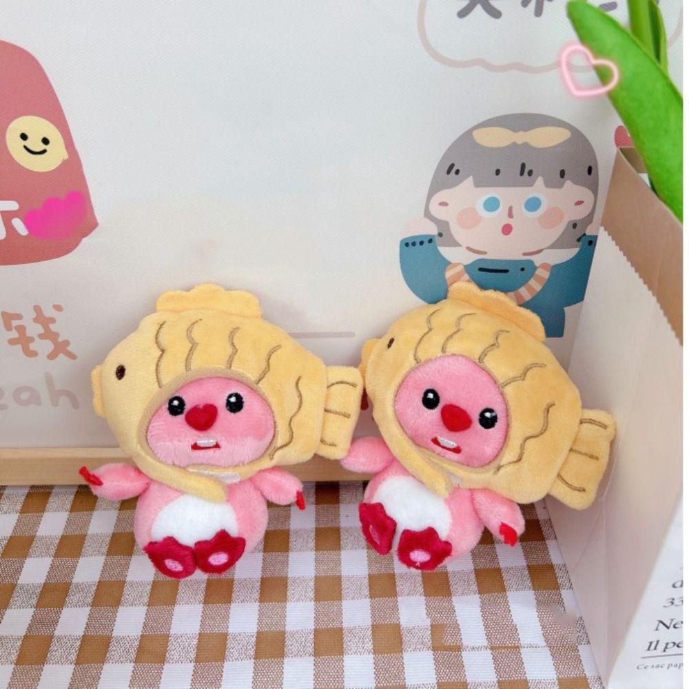Shanhai Móc Khóa Búp Bê taiyaki Nhồi Bông Dễ Thương
