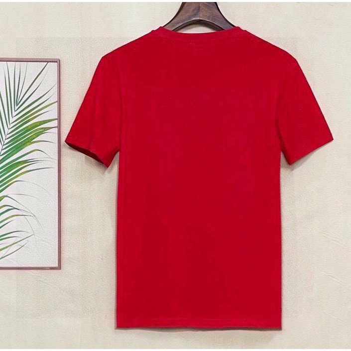 Áo Thun cotton Ngắn Tay Thêu Chữ logo Thời Trang Cho Nam Cỡ s-4xl