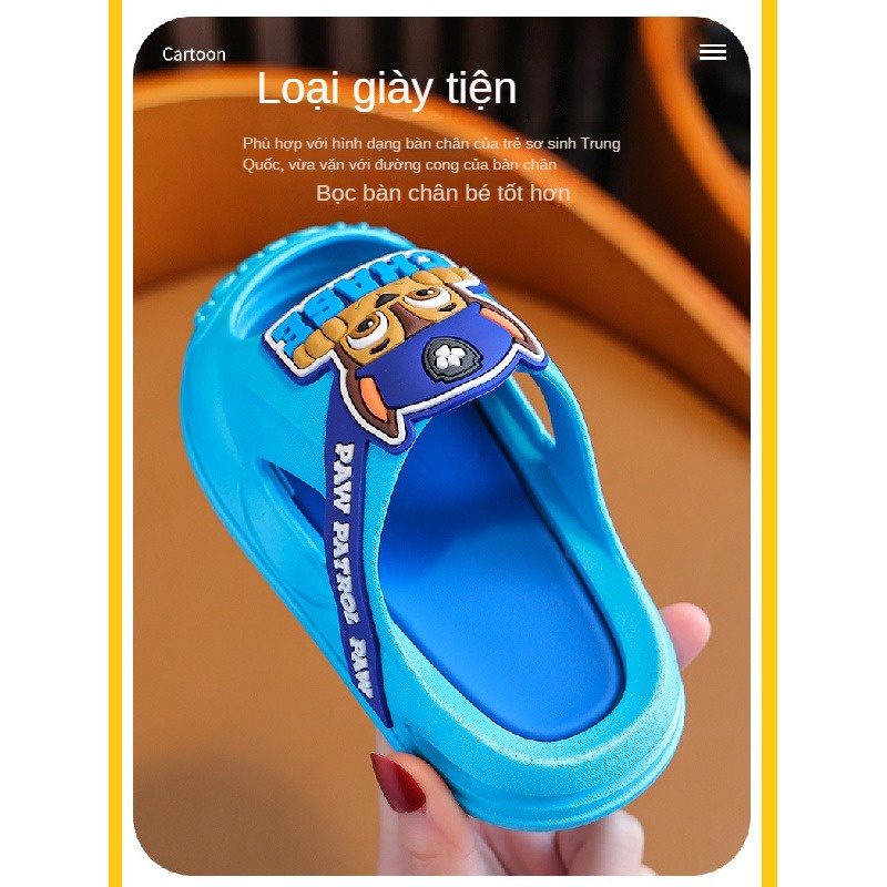 Dép Sandal Đế Mềm Họa Tiết Hoạt Hình Thời Trang Mùa Hè Cho Bé Trai