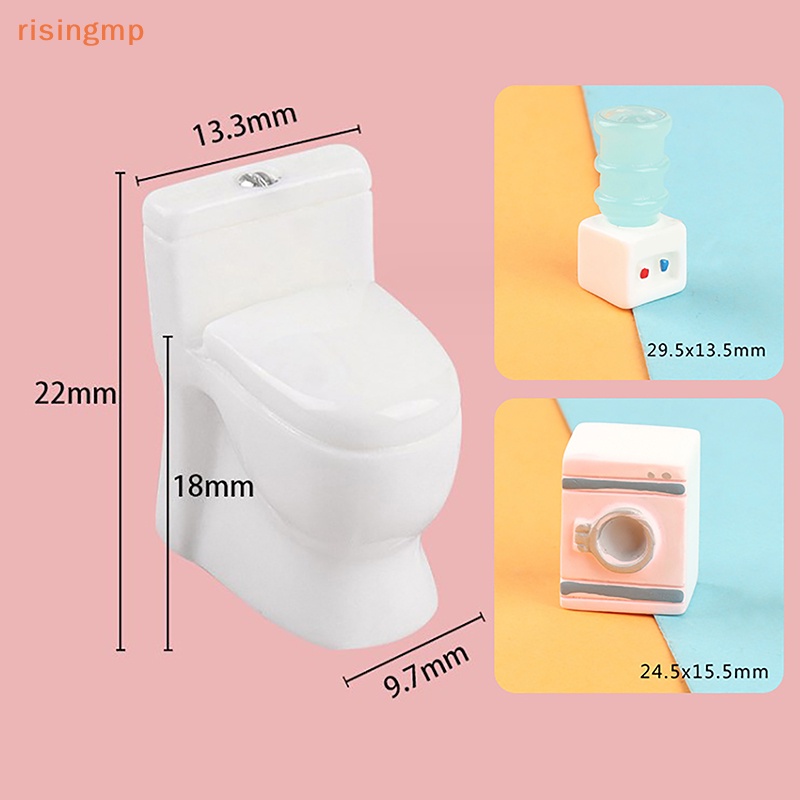 Set 3 Mô Hình Máy Giặt mini Trang Trí Nhà Búp Bê