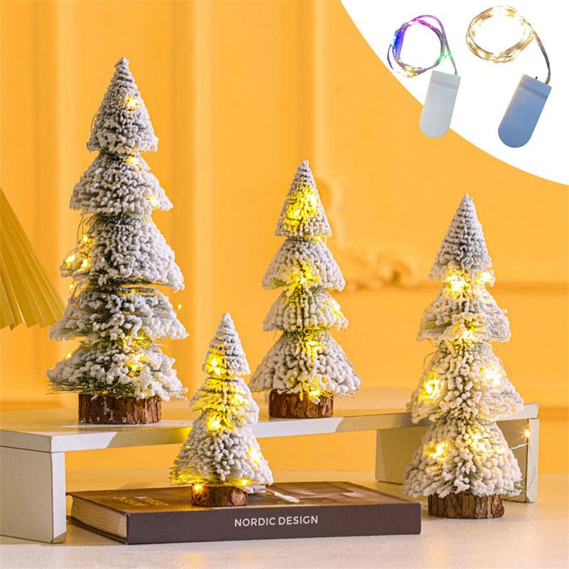 ⚡Còn Hàng⚡ Đồ Trang Trí Cây Thông Noel Mini Có đèn đàn Cây Tuyết Tùng để Bàn Như Thật Cây Thông Tự Làm Trang Trí Giáng Sinh Quà Tặng Giáng Sinh