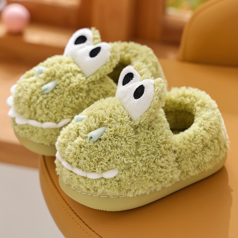 Dép cotton Đi Trong Nhà Đế Mềm Thời Trang Thu Đông Cho Bé Trai