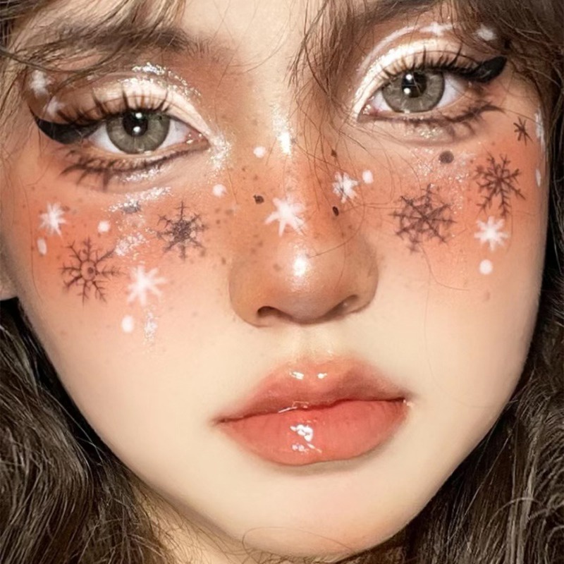 Hình Xăm Dán Giáng Sinh / Hình Xăm Tạm Thời Ngọt Ngào Không Thấm Nước Cho Trẻ Em / Người Lớn / Ông Già Noel Tự Trang Trí Nghệ Thuật / Cây Thông Noel