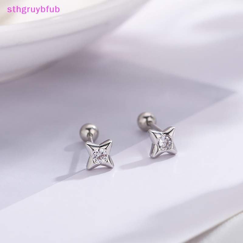 Sthb 1 Đôi Bông Tai Ngôi Sao Năm Cánh Đơn Giản Thời Trang Cá Tính Dành Cho Nữ vn
