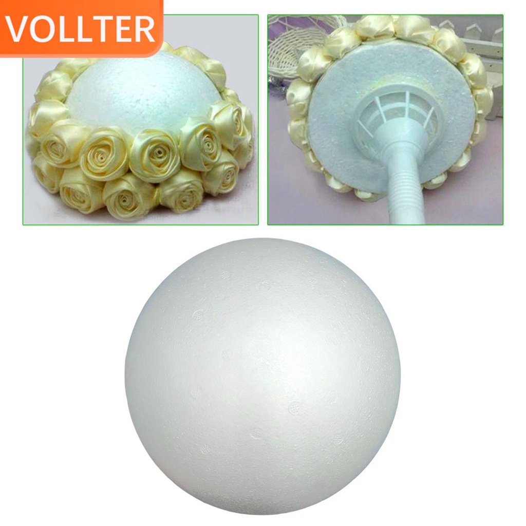 Set 1 / 2 / 3 / 5 Viên Xốp Tròn Nửa Vòng Dùng Để Làm Mô Hình Thủ Công