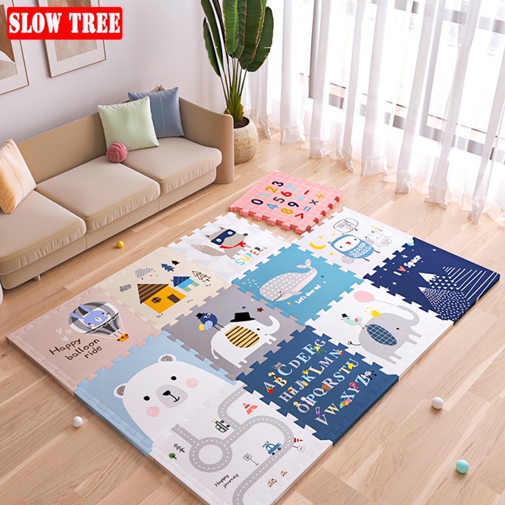 Thảm Xếp Hình Bằng XPE Kích Thước 60x60x2cm Cho Bé Chơi