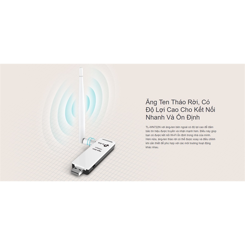 CARD WIFI TP LINK TL-WN722N V4 RTL881EUS USB Hỗ trợ Kali Linux