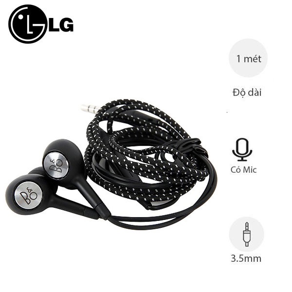 Tai nghe LG B&O dùng cho V20,V30 , V40 - Âm thanh chân thật , nghe nhạc đỉnh cao