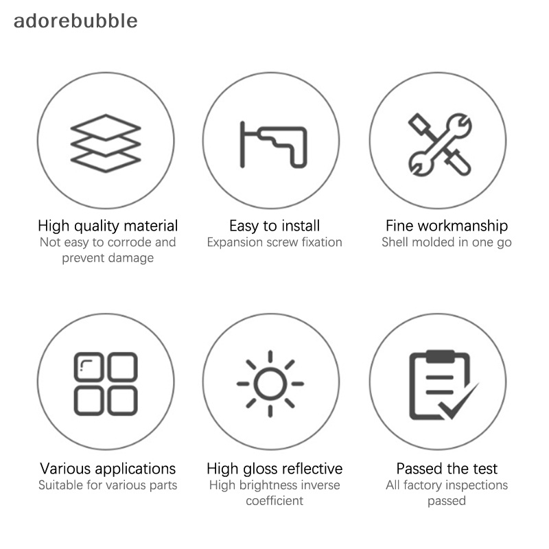 Thiết Bị Phản Quang Phanh Bùn Phía Sau Cho Xe Đạp / Xe Máy Điện afd