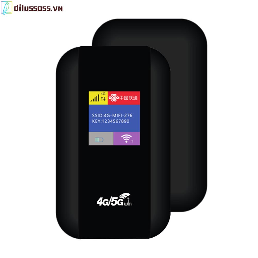 Máy Phát wifi 4g dilussoss.vn 150mbps Có Khe Thẻ sim 2100mah