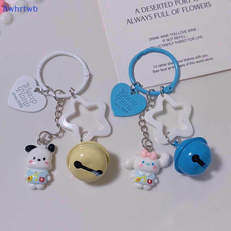 Awhrtwb sanrio melody kuromi hello kitty cinnamoroll pochacco purin Móc Khóa Xe Hơi Quà Tặng Sinh Nhật Kỳ Nghỉ Mới