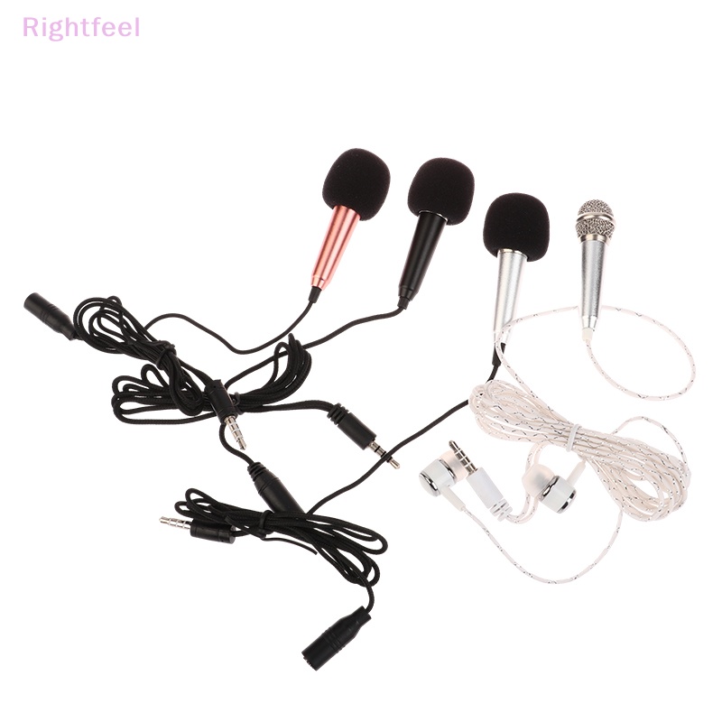 Micro mini Jack 3.5mm Có mic Hát karaoke mic Mới