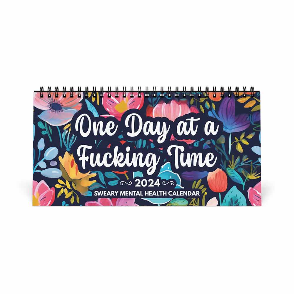 Monthly Wall Calendar Mental Health 2024 Monthly Planner Funny Paper Hangable Multifunctional Wall Planner for tongmy