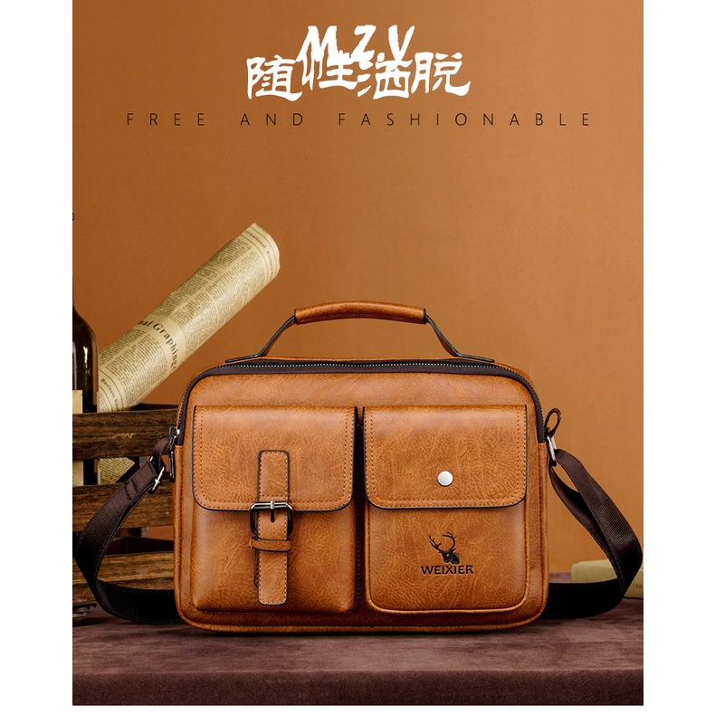 JINRU túi nam đeo chéo to túi nam thời trang 2023 NEW túi nam đeo chéo Fashion Vintage Đa chức năng nhiều màu sắc để lựa chọn NDJ2393HS239Z230927