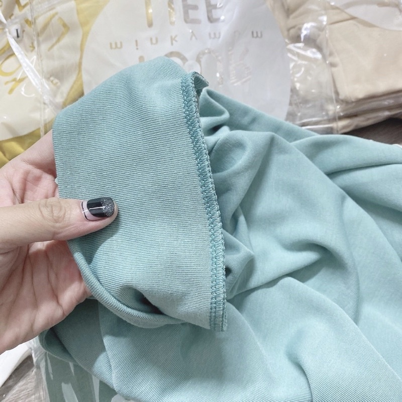 ÁO COTTON LEN CỔ LỌ CHO BÉ