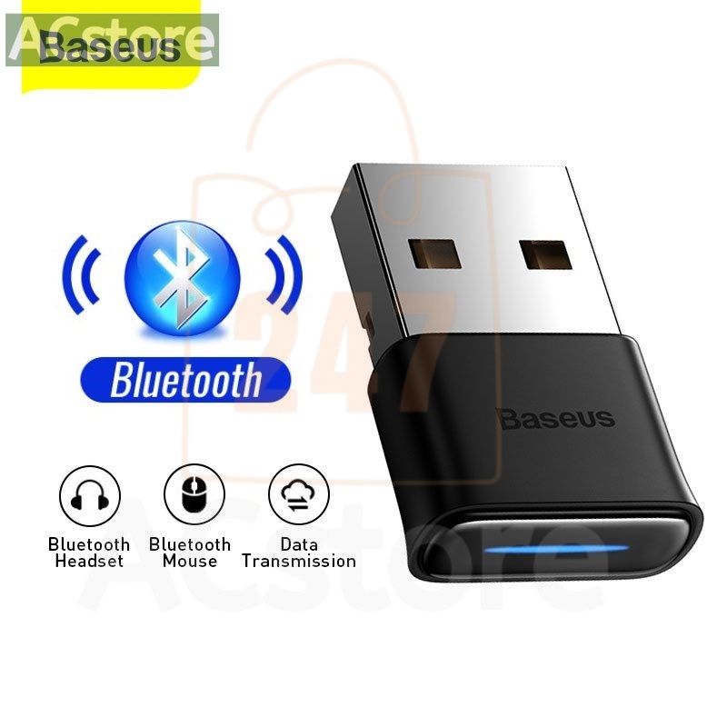 Bộ Chuyển Đổi USB Bluetooth 5.0 Baseus Cho PC PS4 Mouse Aux Audio- HSHOP