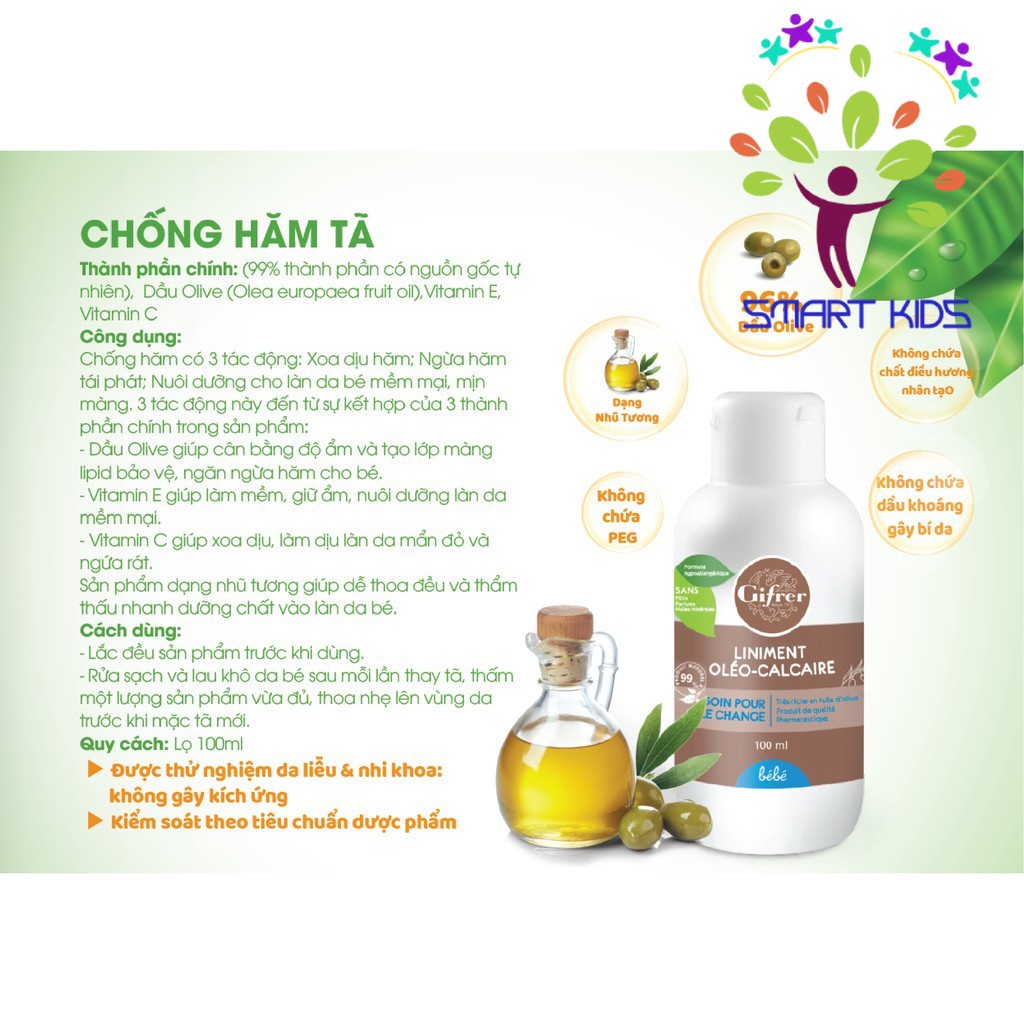 Kem chống hăm tã Gifrer 100ml