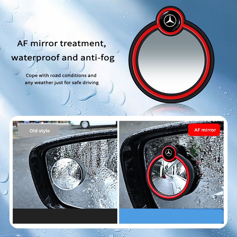 Bộ 2 Cặp Gương Chiếu Hậu Lồi Xoay 360 Độ Không Để Lại Dấu Vết Trên Xe Hơi benz eqs