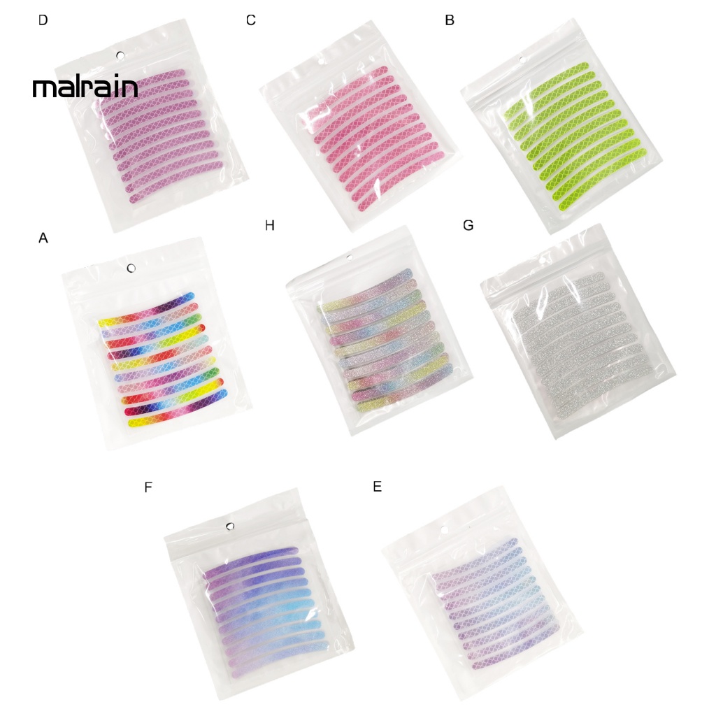 Bộ 20 Miếng Dán Phản Quang Dùng Trang Trí Bánh Xe Hơi