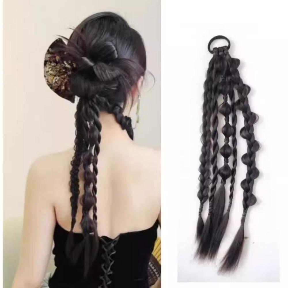 Isitaftb Tóc Giả Đuôi Ngựa Kiểu Hán Phục Trung Hoa Vô Hình Tự Nhiên Cho Cô Dâu