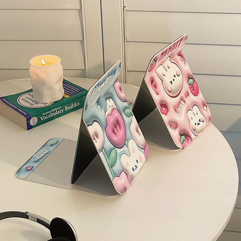 Gương Trang Điểm Để Bàn Gấp Gọn Dễ Thương Thu Phóng 8Hy