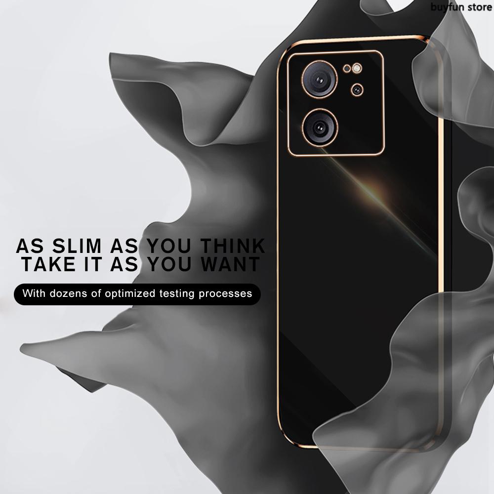 Luxury Plating Phone Case On For Xiaomi 13 Pro 13T Pro 12t 11t 10t ShockProof Soft TPU Silicone Back Cover