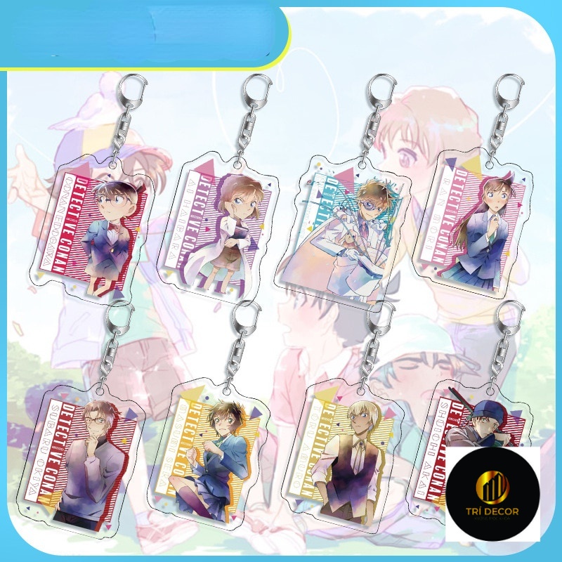 Móc khoá Anime Thám tử lừng danh Conan Detective Conan Anime Manga Nhật Bản Phụ Kiện Trang Trí Túi xách Balo