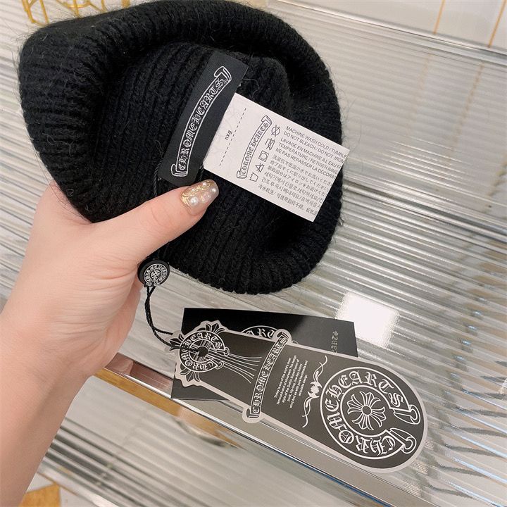 Mũ Len Phối Lông Thỏ Phong Cách punk Thời Trang Cao Cấp