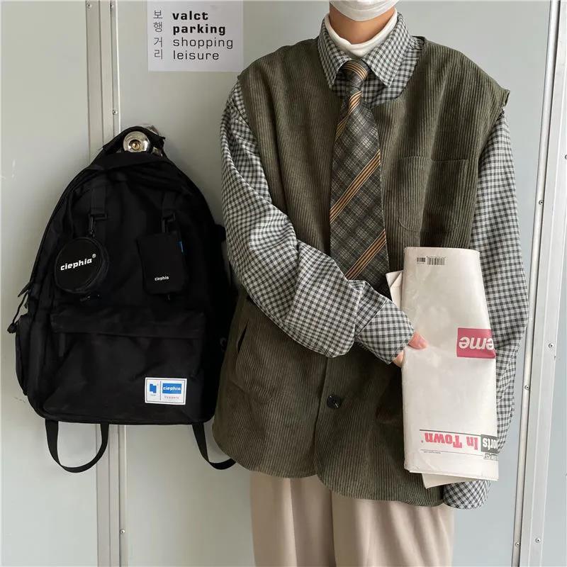 Áo Khoác Ghi Lê Không Tay Phong Cách Nhật Bản Cổ Điển Thời Trang Xuân Thu Cho Nam