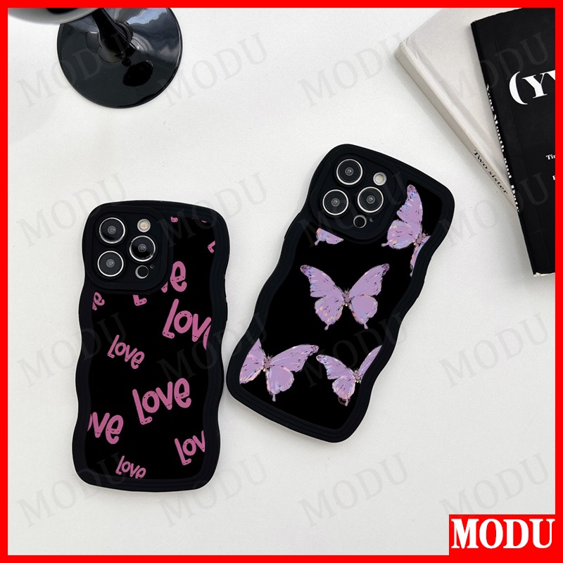 Ốp Điện Thoại Silicon Họa Tiết Bươm Bướm & Trái Tim Cho iphone 15 11 14 13 12 pro max xr 6s 6 7 8 plus 7plus x xs max se 2020