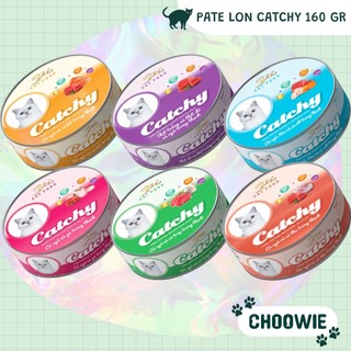Pate mèo CATCHY LON 160 gr thơm ngon bổ dưỡng | Đồ ăn cho mèo