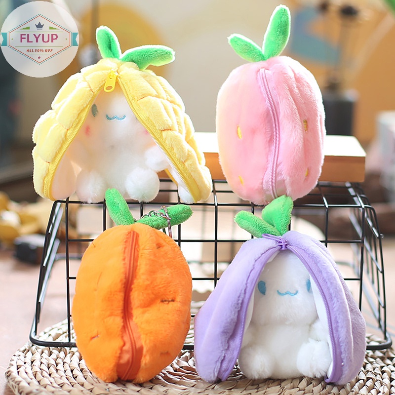 Flyup Búp Bê Nhồi Bông 12cm Hình Cà Rốt / Dâu Tây / Thỏ / Trái Cây Sáng Tạo Cho Bé vn