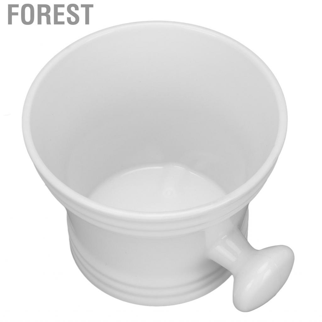 Forest Shaving Bowl Mug Luxurious Large  With Handle For Men