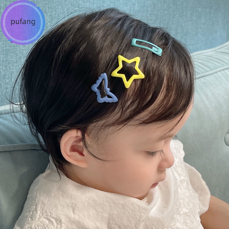 Pufang 1 Set Kẹp Tóc Hình Ngôi Sao Năm Cánh Đáng Yêu Cho Bé vn