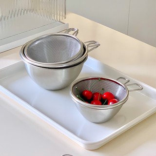 HERA Bát Đánh Trứng / Trộn Salad Bằng Thép Không Gỉ Có Tay Cầm Tiện Dụng