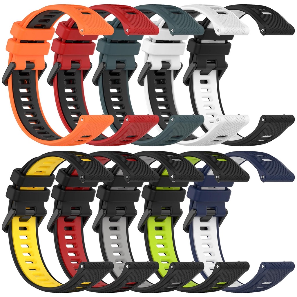 HUAWEI Silicone Dây Đeo Silicon 18mm 22mm Cho garmin forerunner 265 255 265s 255s / gt 4 46mm 41mm