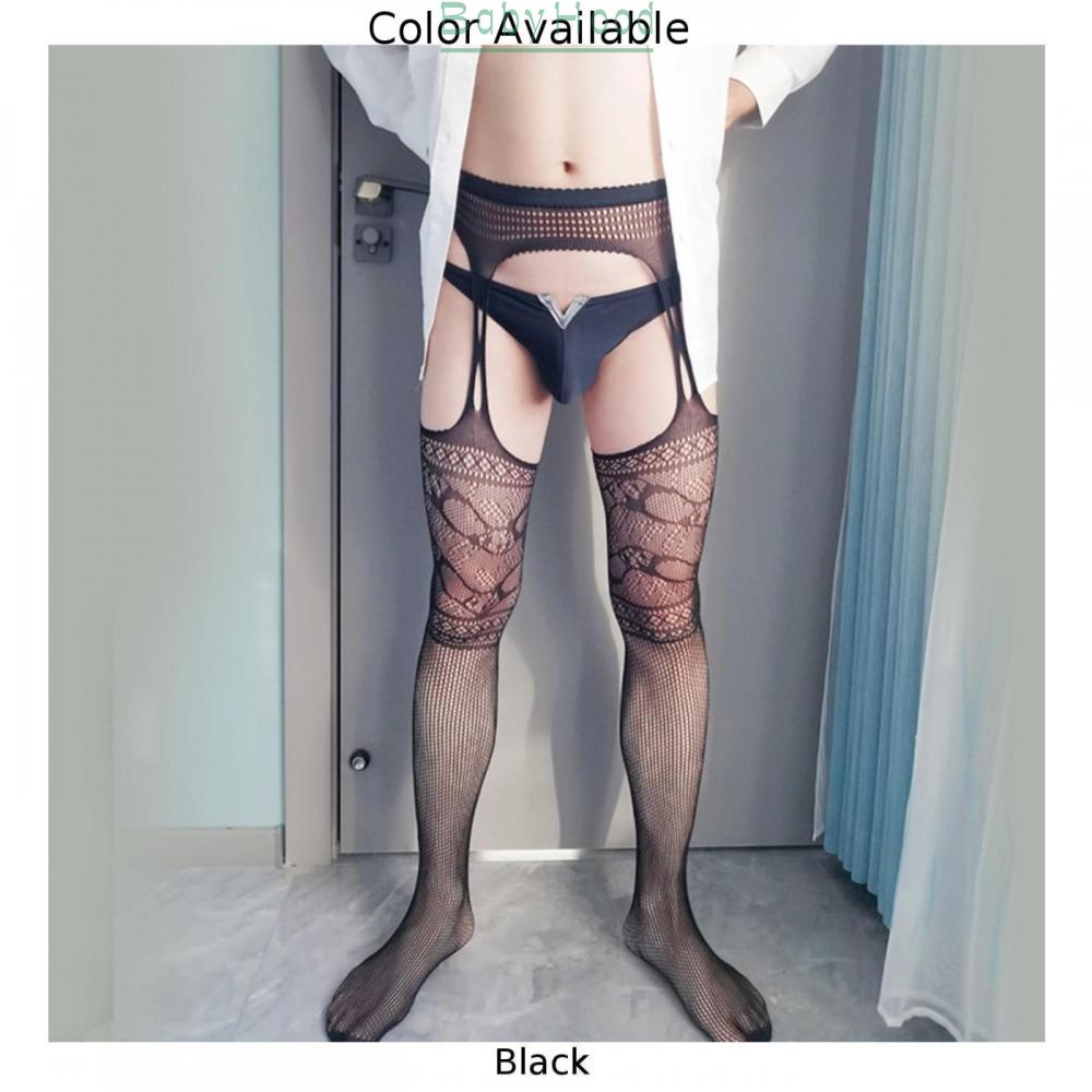 Men Stockings Stockings Summer Super Elastic Transparent Underpants Autumn#BBHOOD