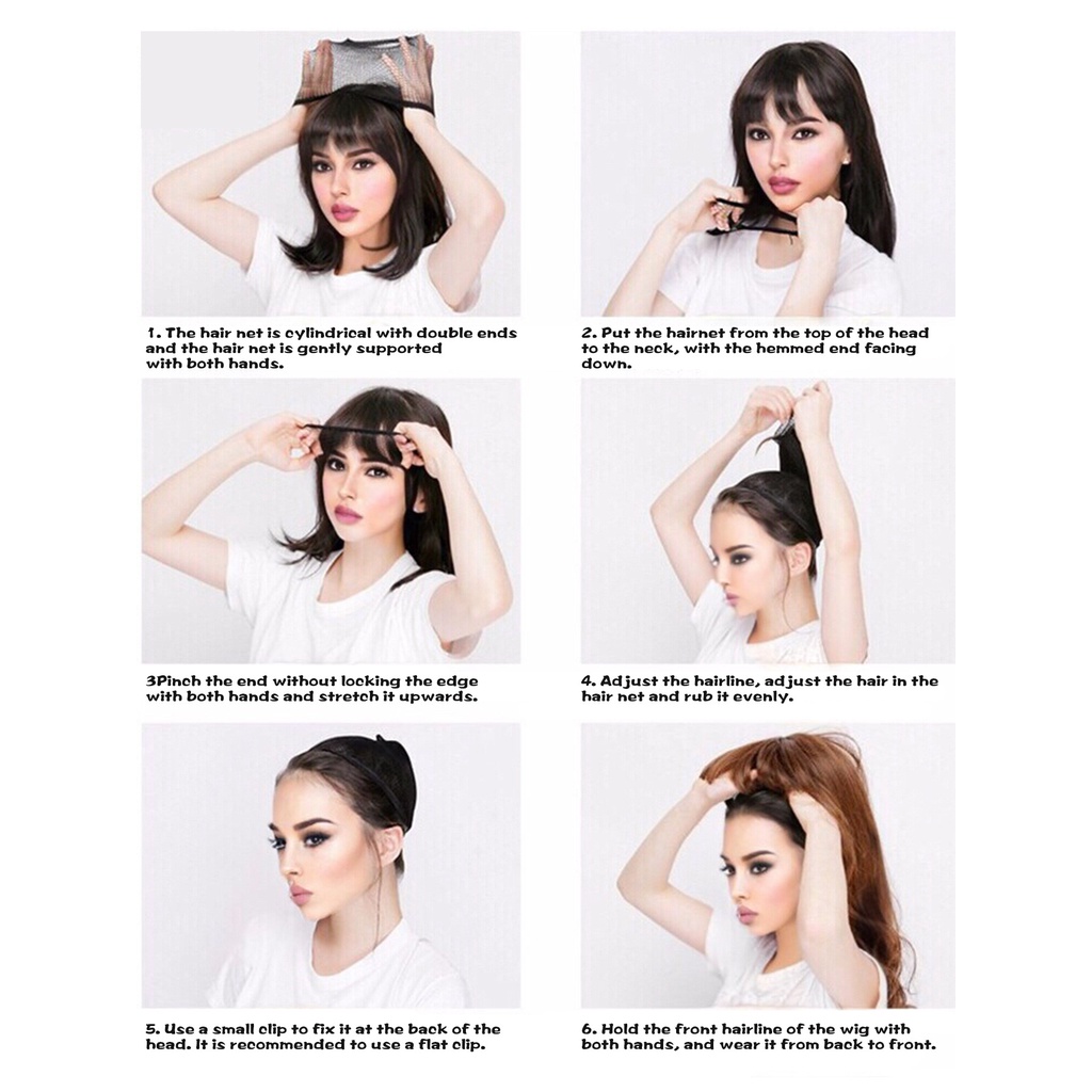 Tóc Giả Thời Trang Âu Mỹ Màu gradient Bắt Sáng Cho Nữ