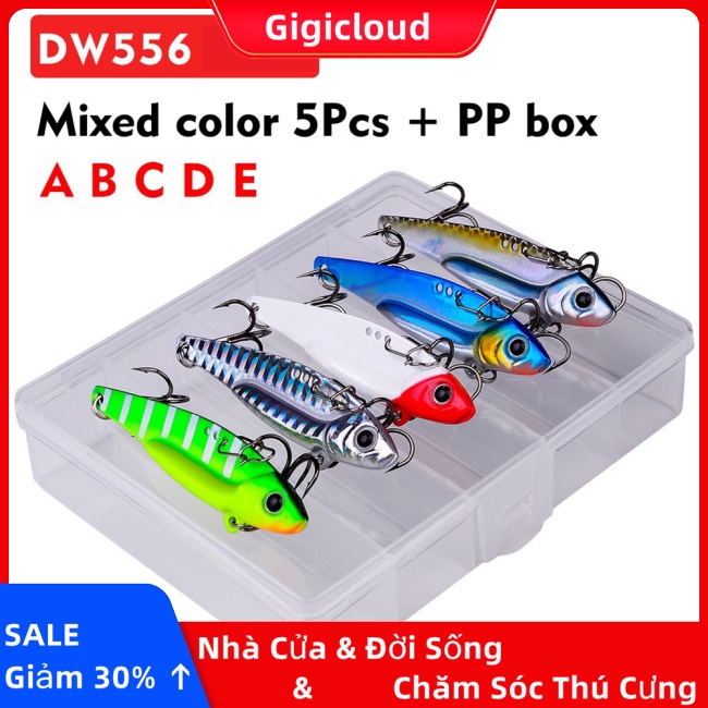 Gigicloud Mồi Câu Cá Nhân Tạo 3d Bằng Kim Loại Lấp Lánh