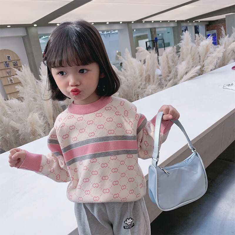 Áo sweater Phong Cách Hàn Nhật Mới Thời Trang Mùa Thu 2023 Cho Bé Gái