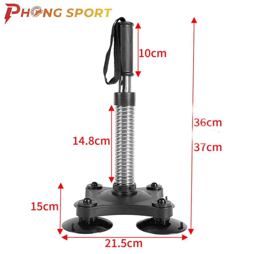 Dụng cụ tập vật cơ tay cơ vai tại nhà Phongsport - Tặng kèm kìm bóp cơ tay 60kg