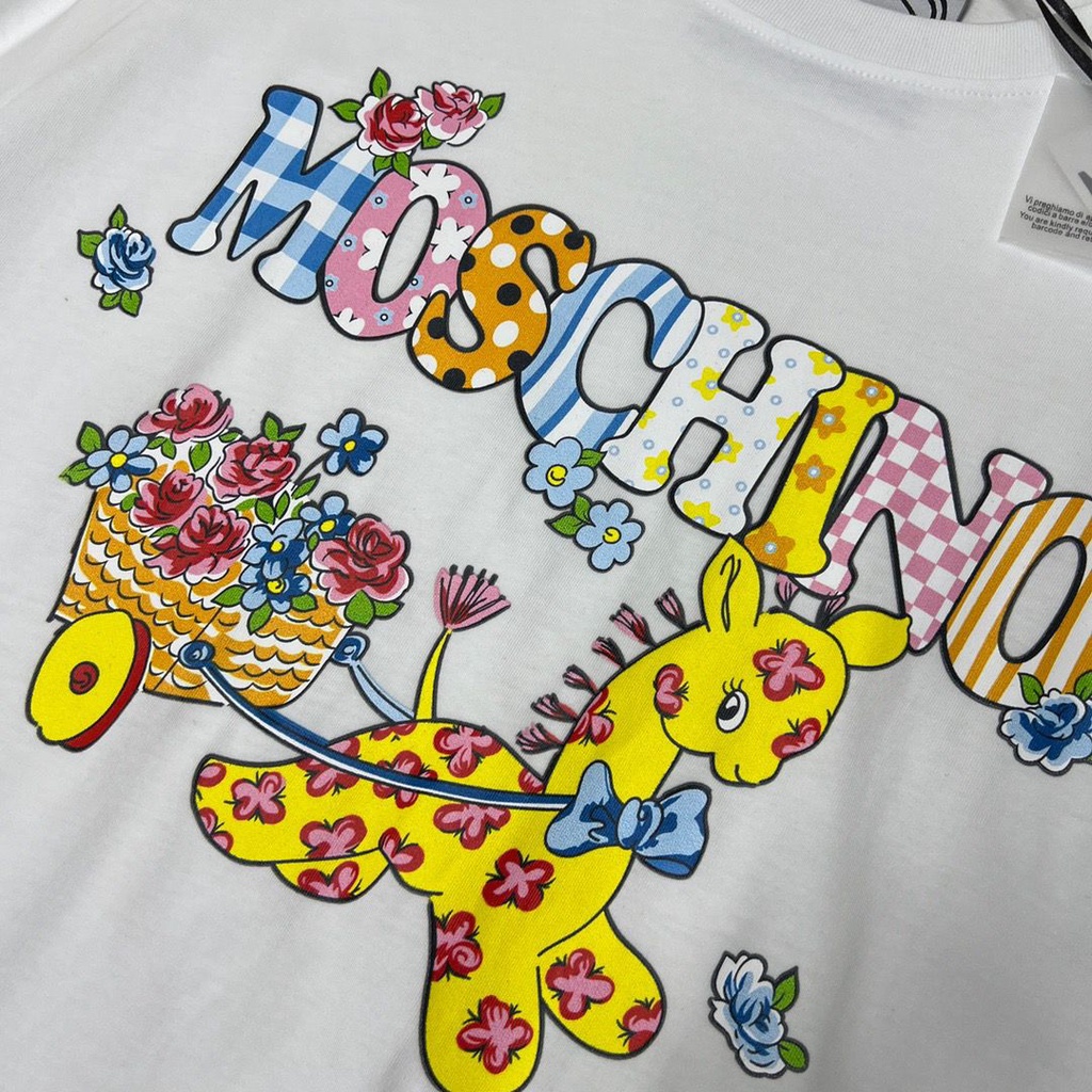 Áo Thun Tay Ngắn In Hoạt Hình Phong Cách Âu Mỹ Cá Tính Cho Cặp Đôi