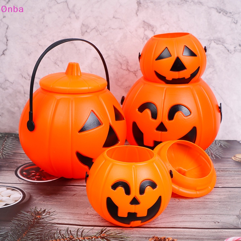 Onba Hộp Đựng Kẹo Hình Quả Bí Ngô halloween vn